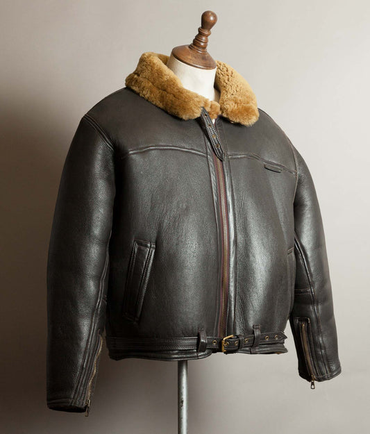 Vintage 1990s Cirrus Irvin Sheepskin Flying Jacket, Made in England