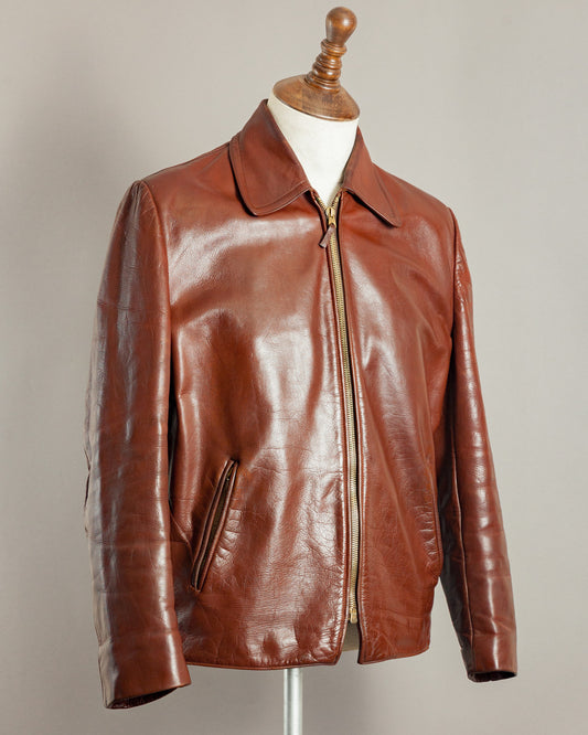 1950s German Horsehide Leather Jacket - Medium (42-44)