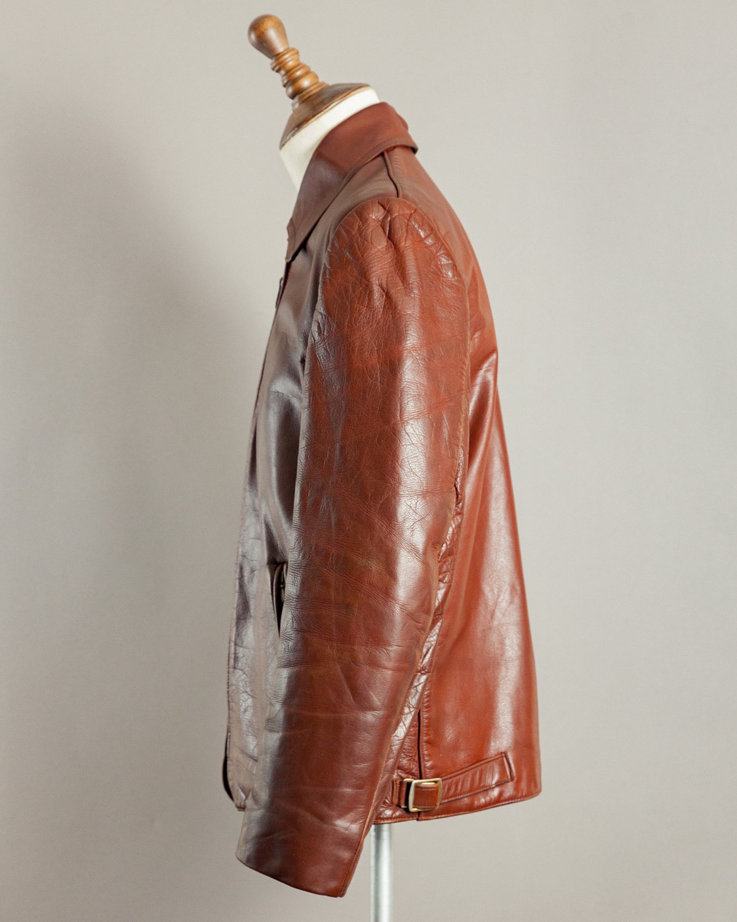 1950s German Horsehide Leather Jacket - Medium (42-44)