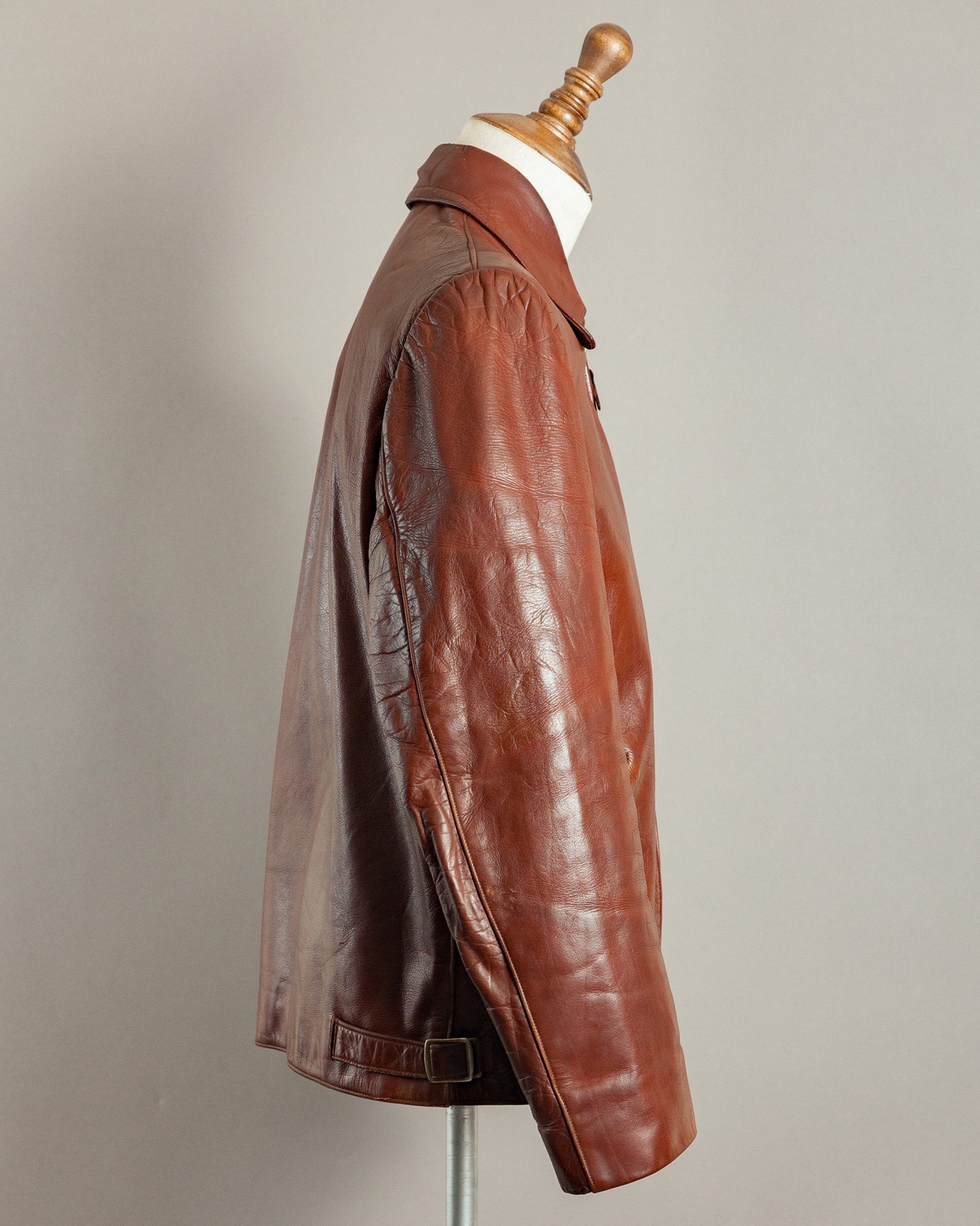 1950s German Horsehide Leather Jacket - Medium (42-44)