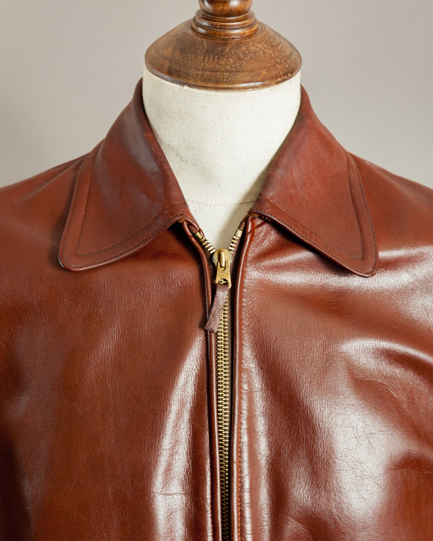 1950s German Horsehide Leather Jacket - Medium (42-44)
