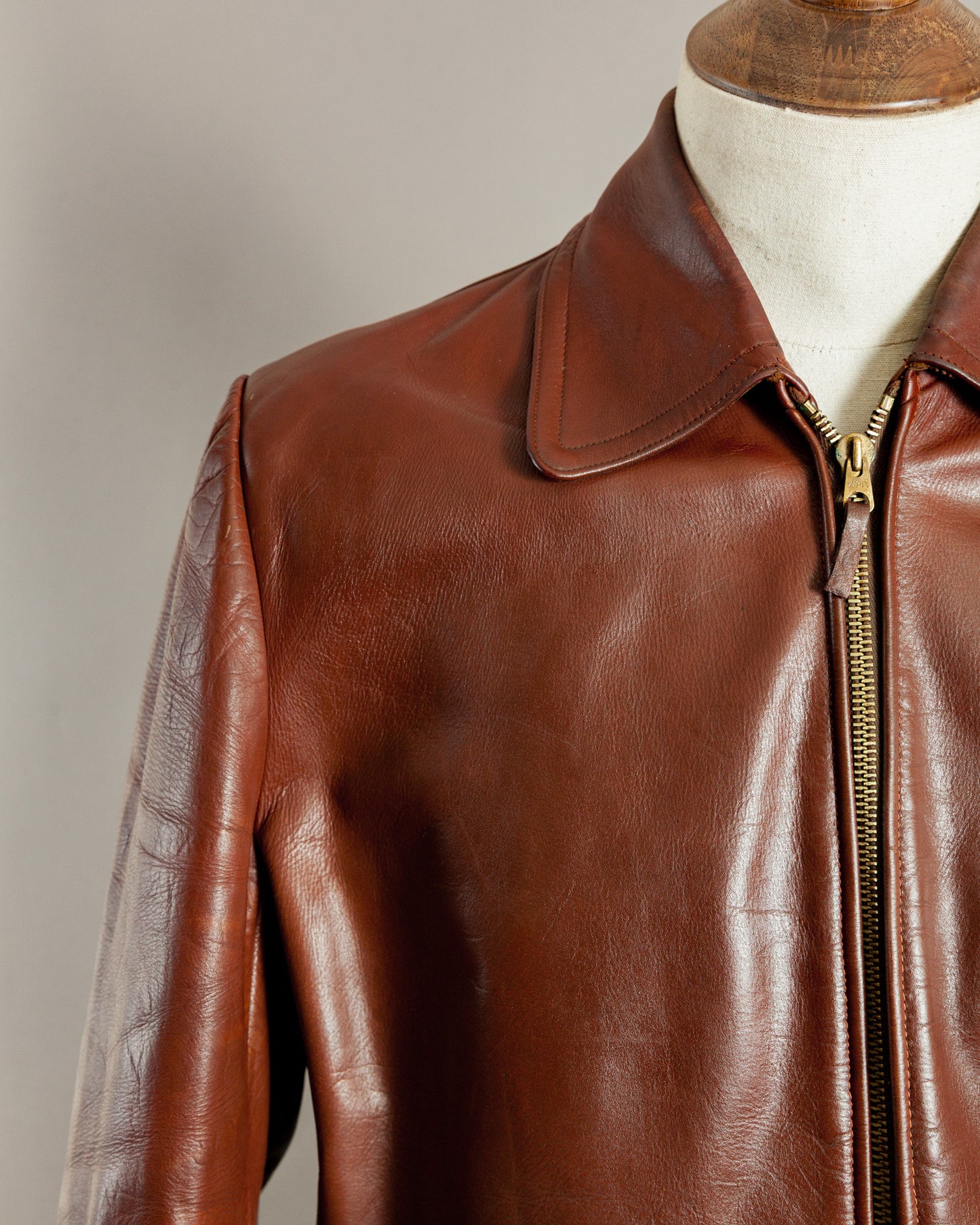 1950s German Horsehide Leather Jacket - Medium (42-44)