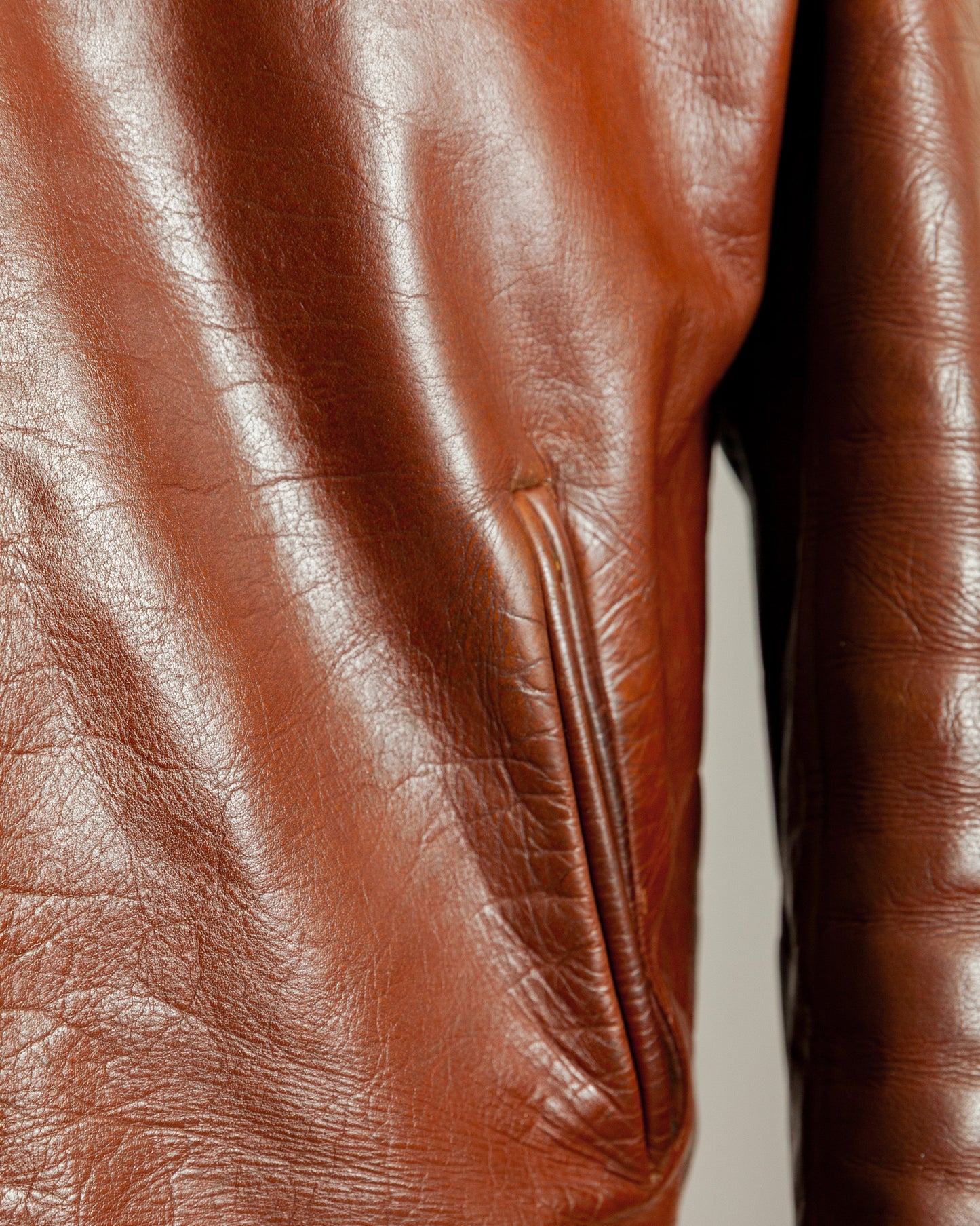 1950s German Horsehide Leather Jacket - Medium (42-44)