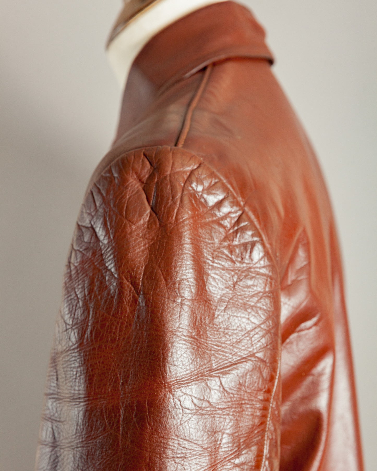 1950s German Horsehide Leather Jacket - Medium (42-44)