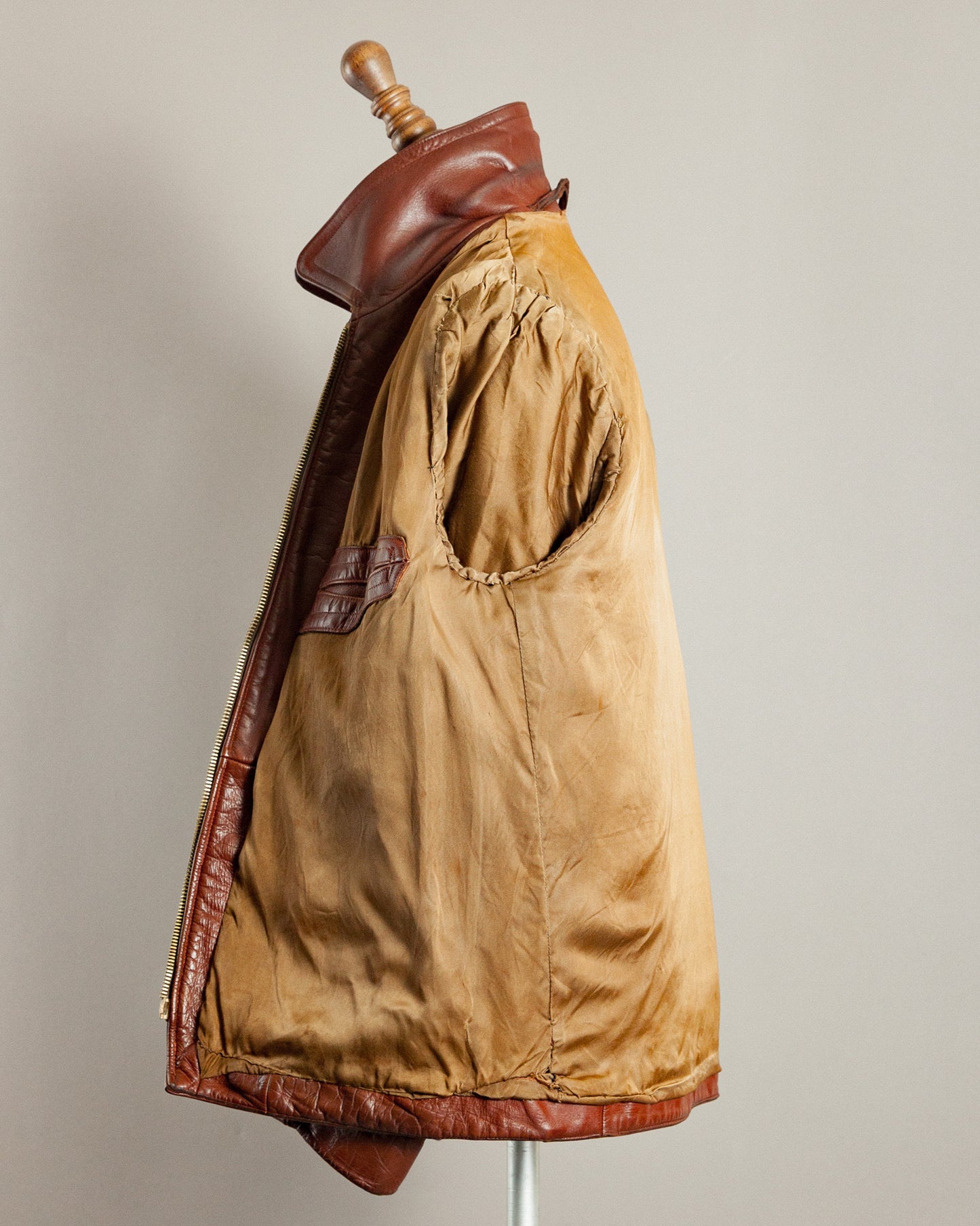 1950s German Horsehide Leather Jacket - Medium (42-44)