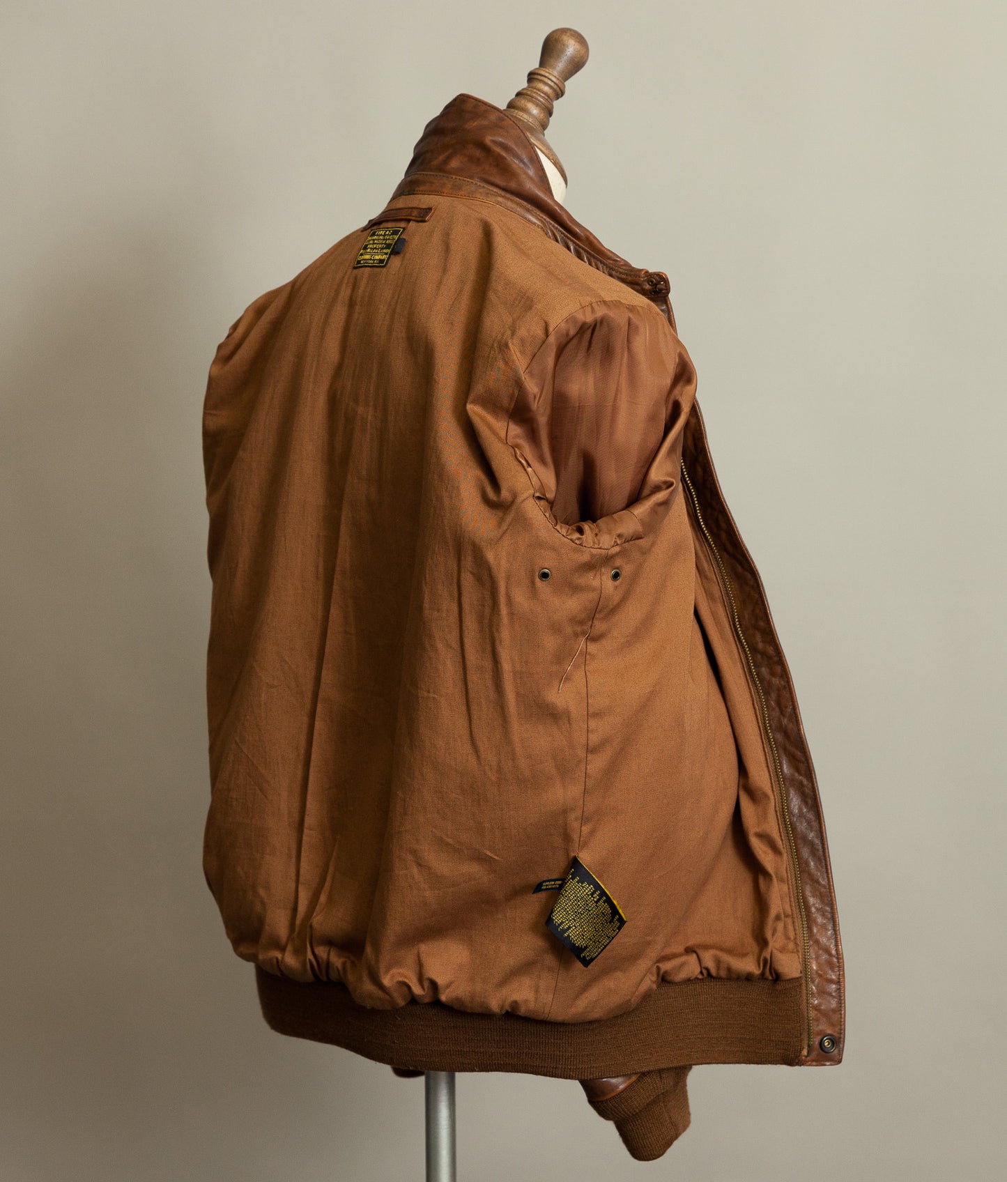 Vintage Ralph Lauren Farrington A2 Leather Flight Jacket – Limited Edition