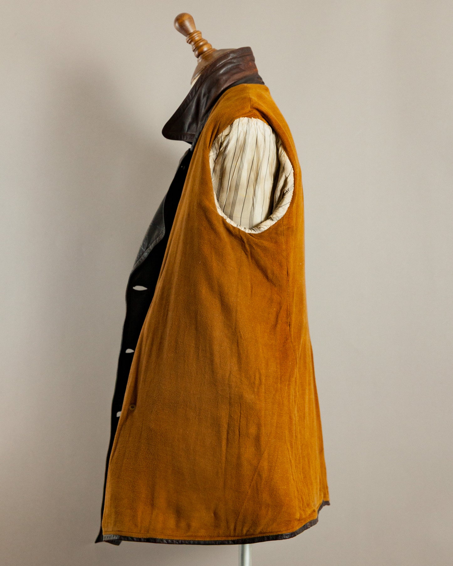 1940s Striwa Horsehide Leather Motorcycle Coat - Large (44-46)