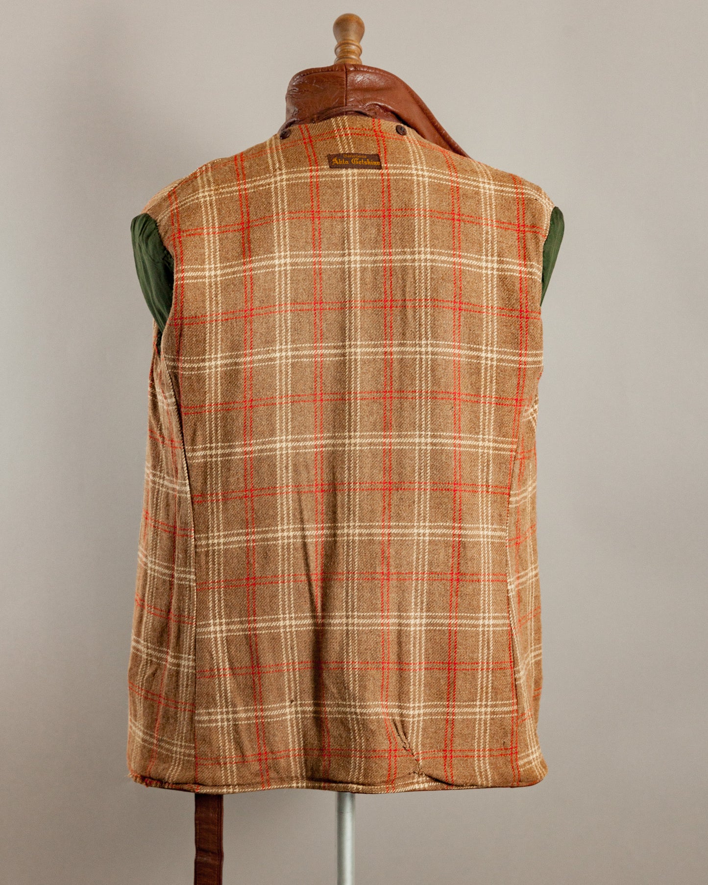 1950s Swedish Hunting Jacket Goatskin Leather - Medium (42)