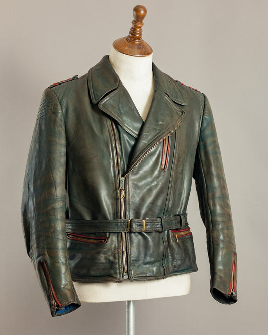 1950s German Motorcycle Jacket - Small (38-40)