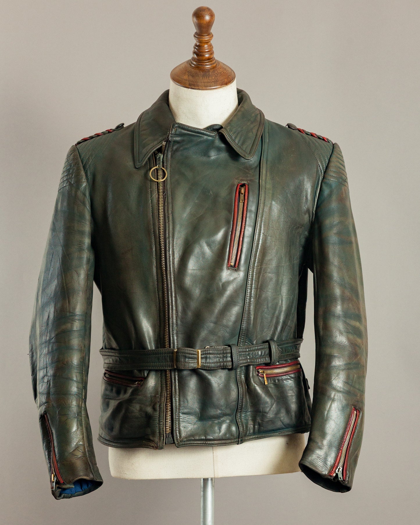 1950s German Motorcycle Jacket - Small (38-40)