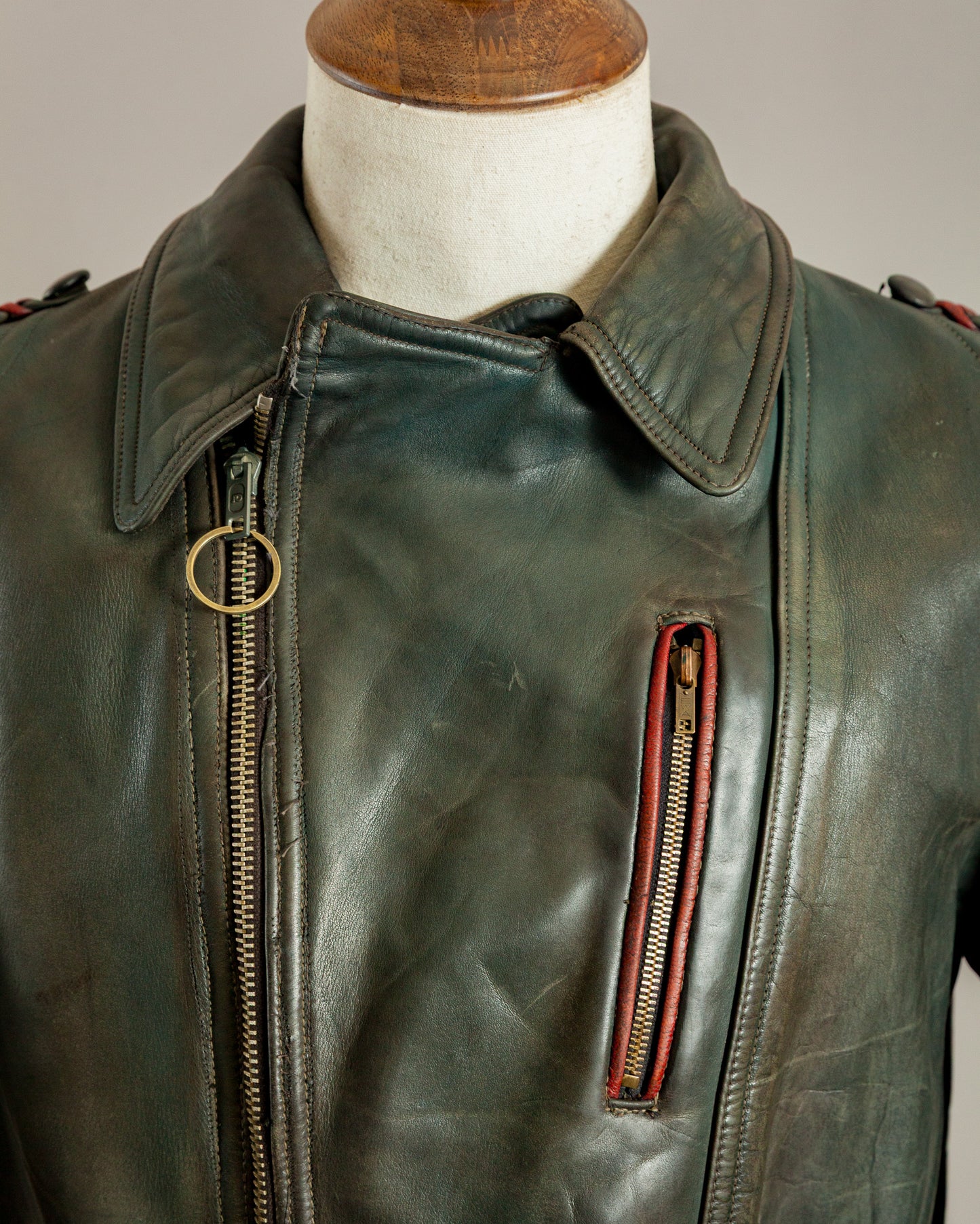 1950s German Motorcycle Jacket - Small (38-40)