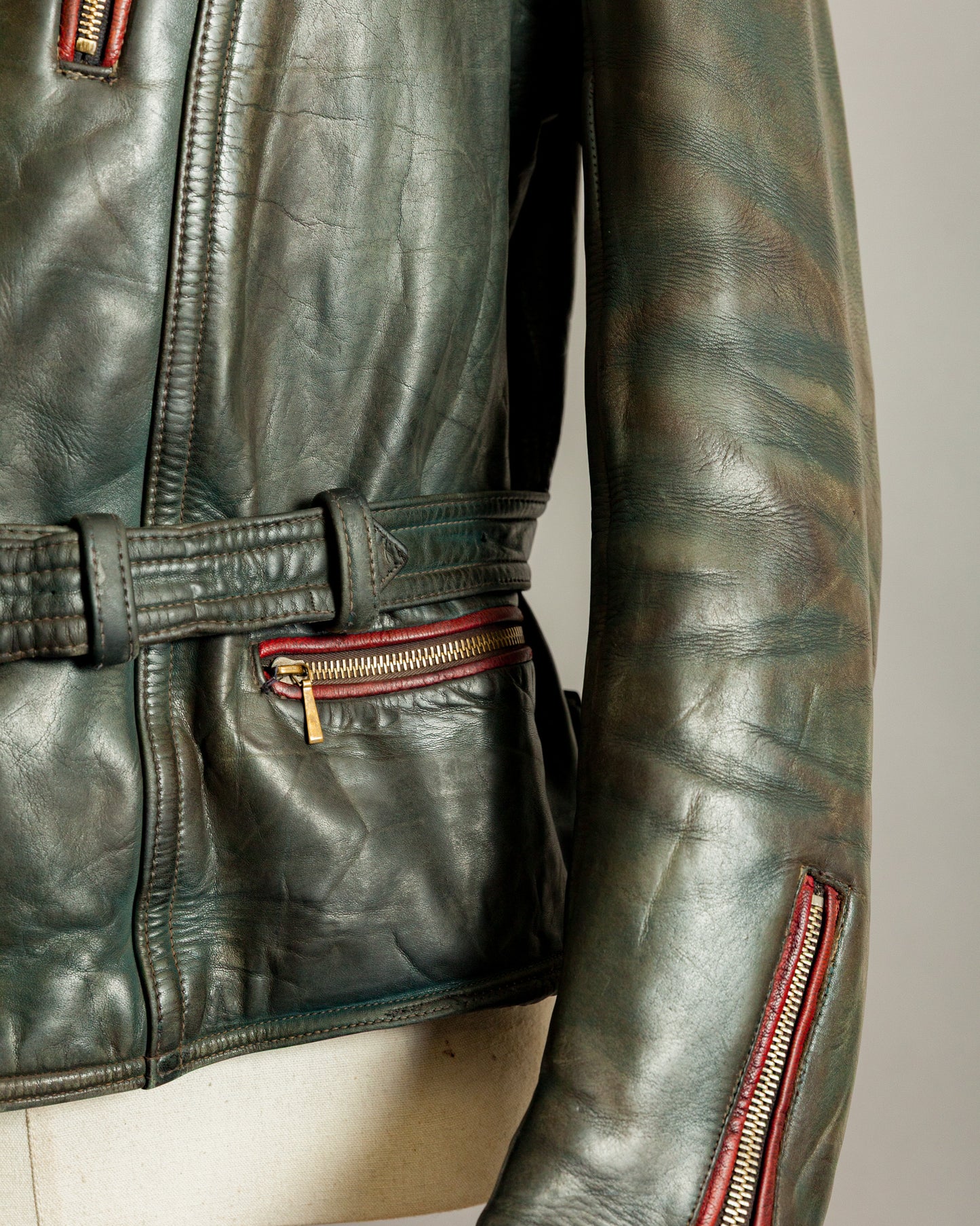 1950s German Motorcycle Jacket - Small (38-40)