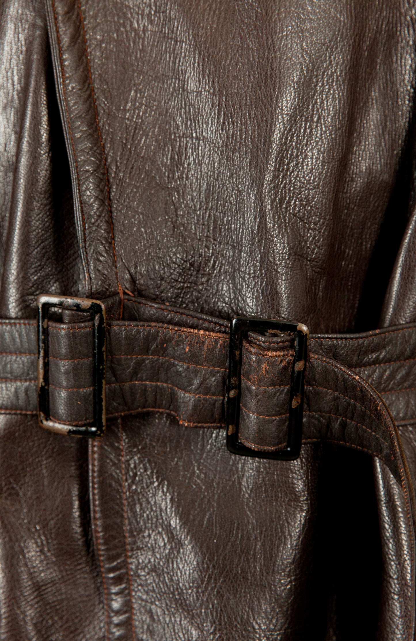 1940s Striwa German Officer’s Trench Coat- Large (42-44)