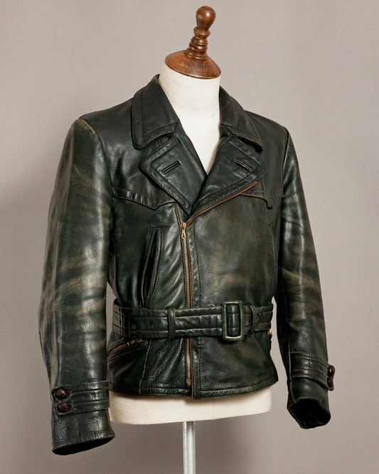 1950s German Motorcycle Jacket - Small (38-40)