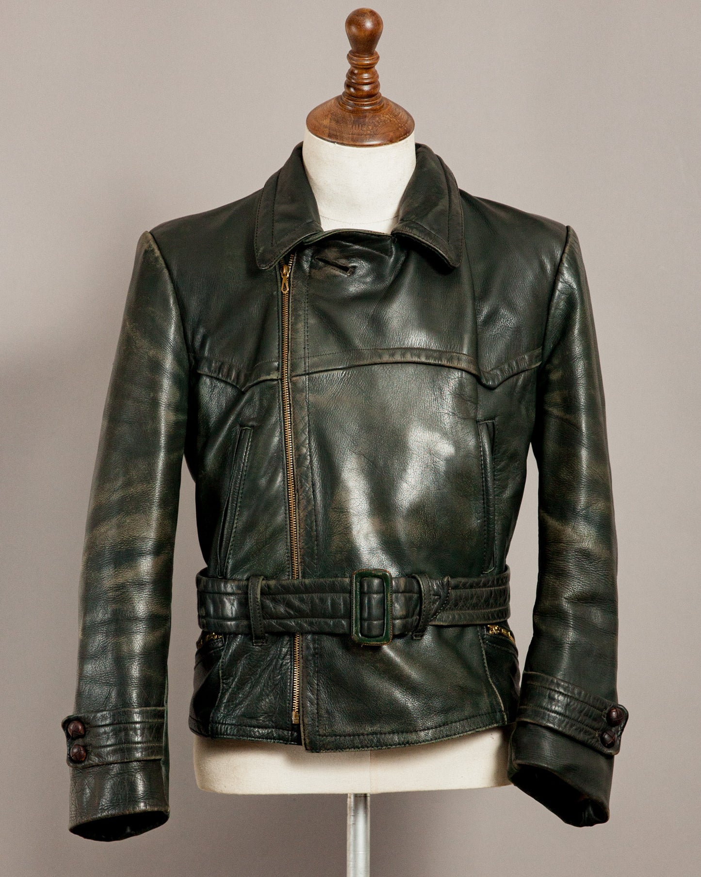 1950s German Motorcycle Jacket - Small (38-40)
