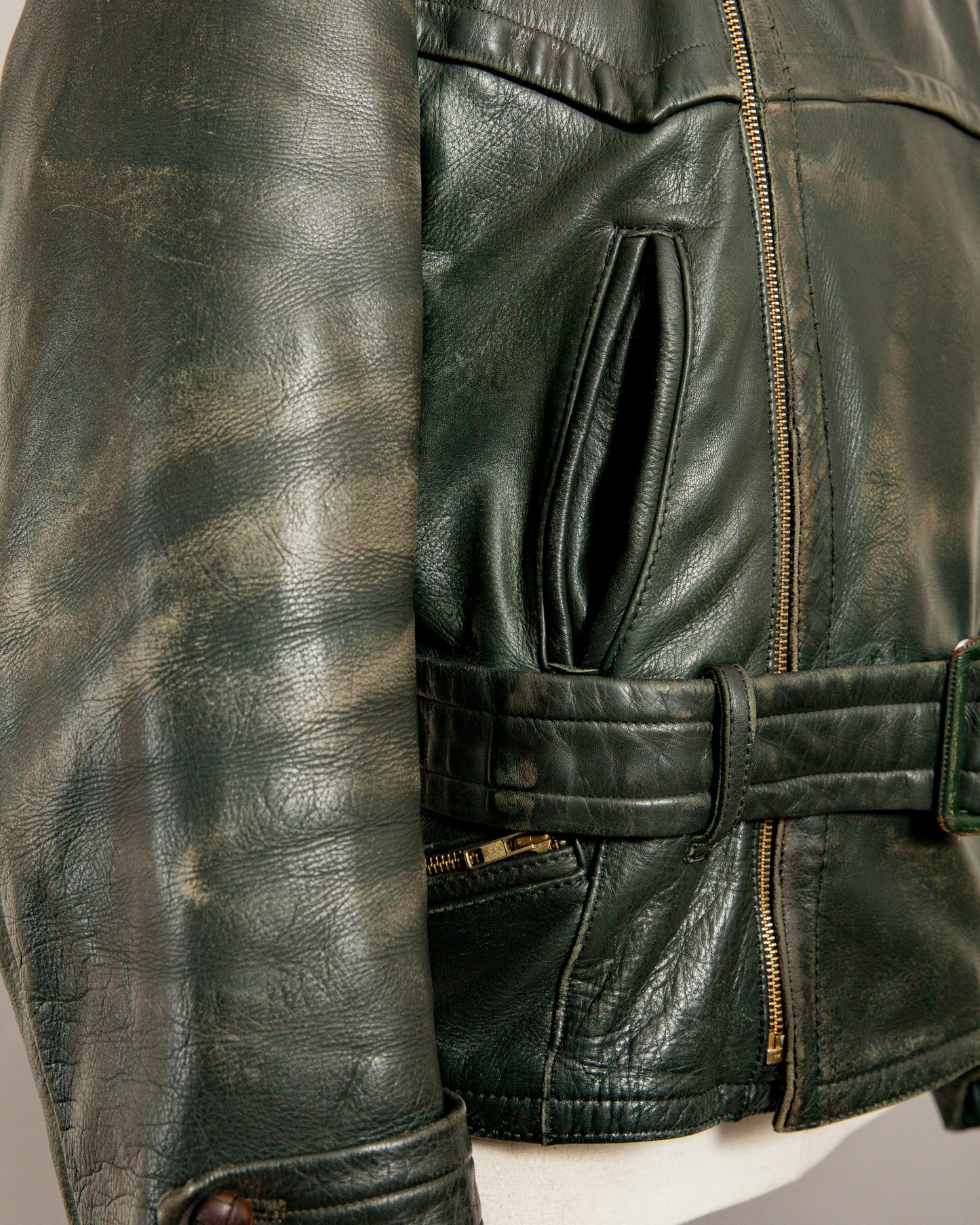 1950s German Motorcycle Jacket - Small (38-40)