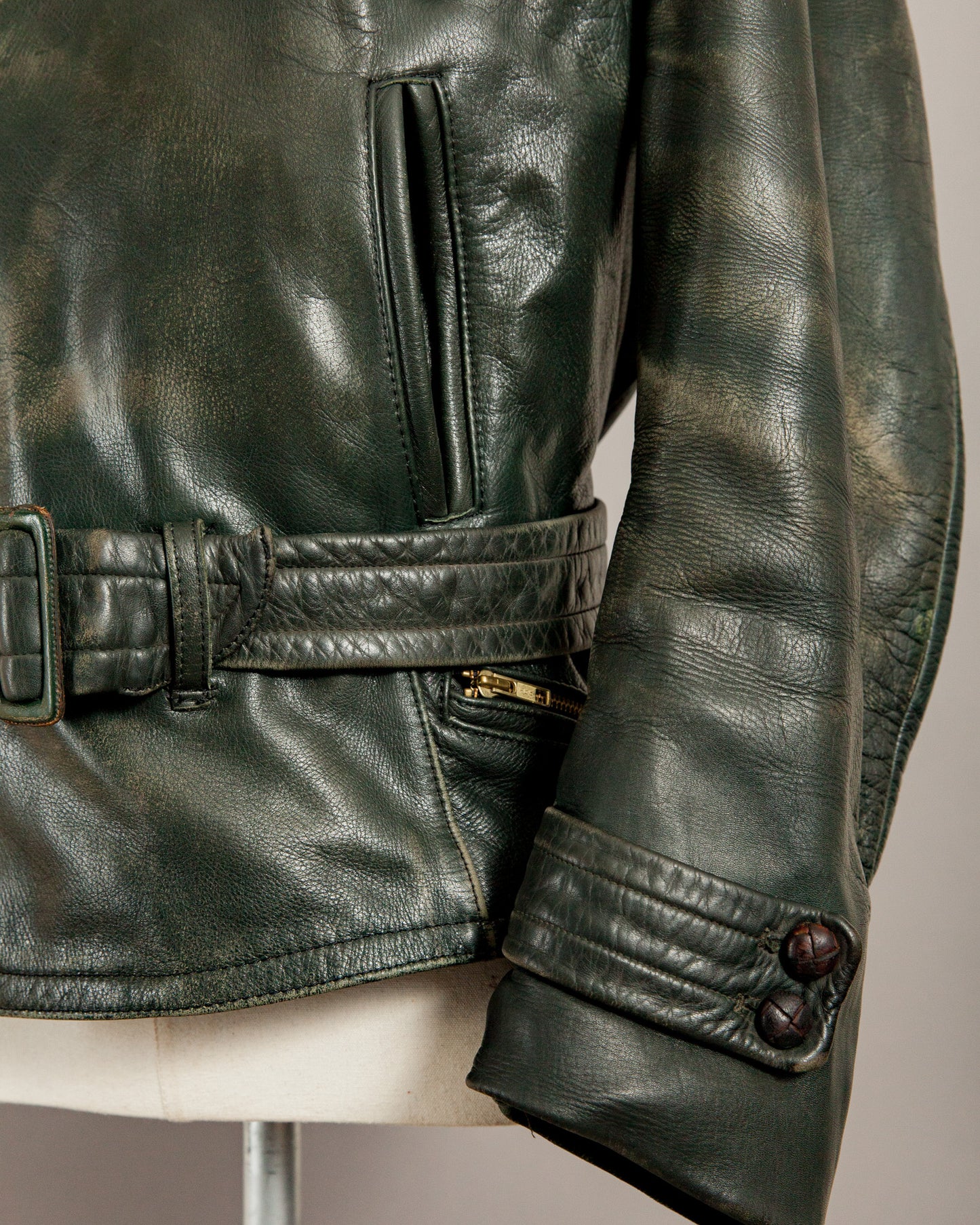 1950s German Motorcycle Jacket - Small (38-40)