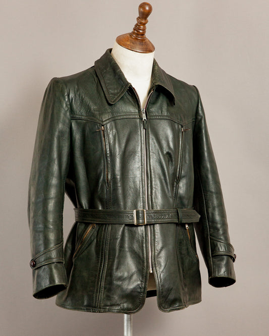 1950s Haelson Motorcycle Jacket - Small (38-40)