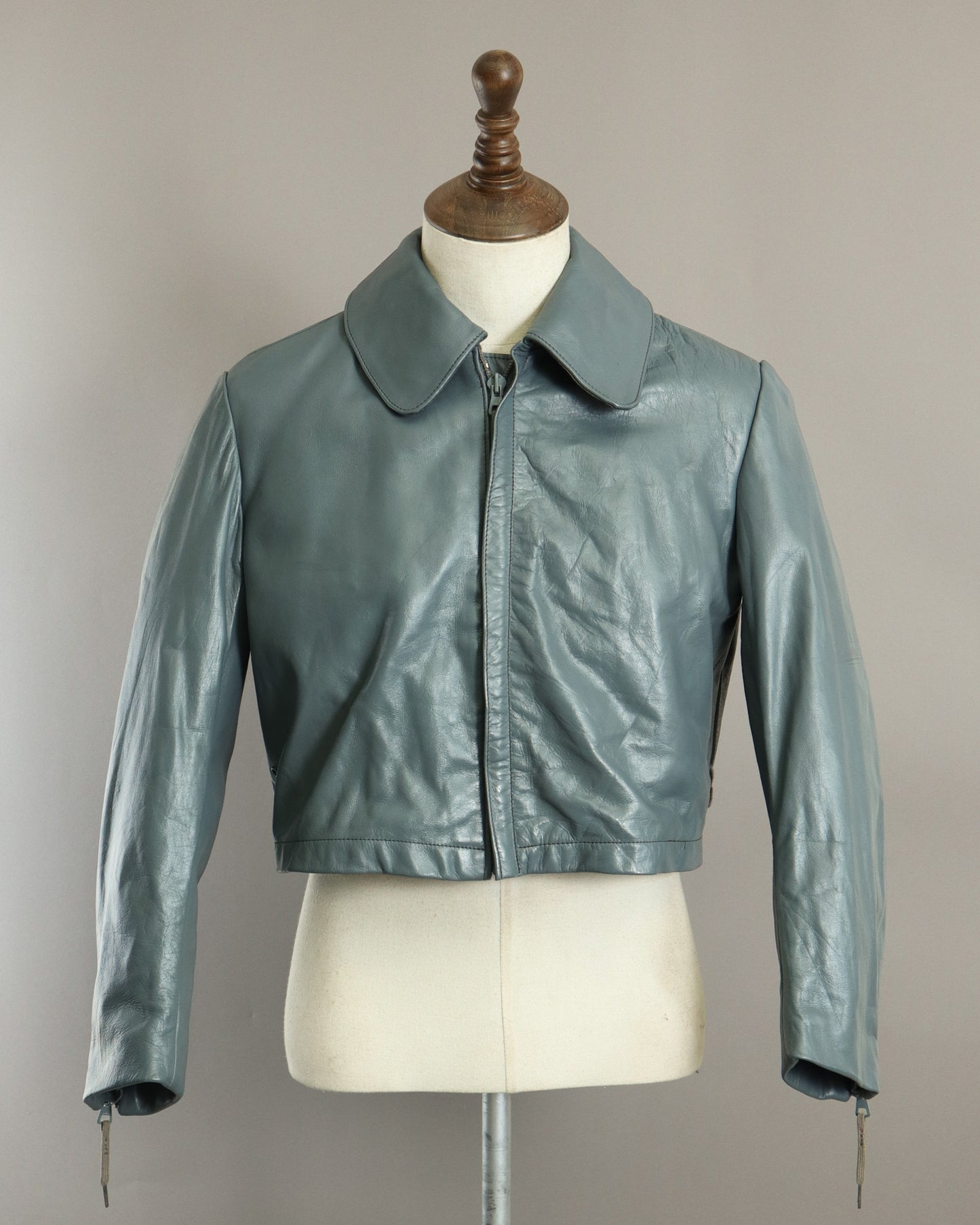 German Bundesmarine Submarine Leather Jacket Small (38-40)