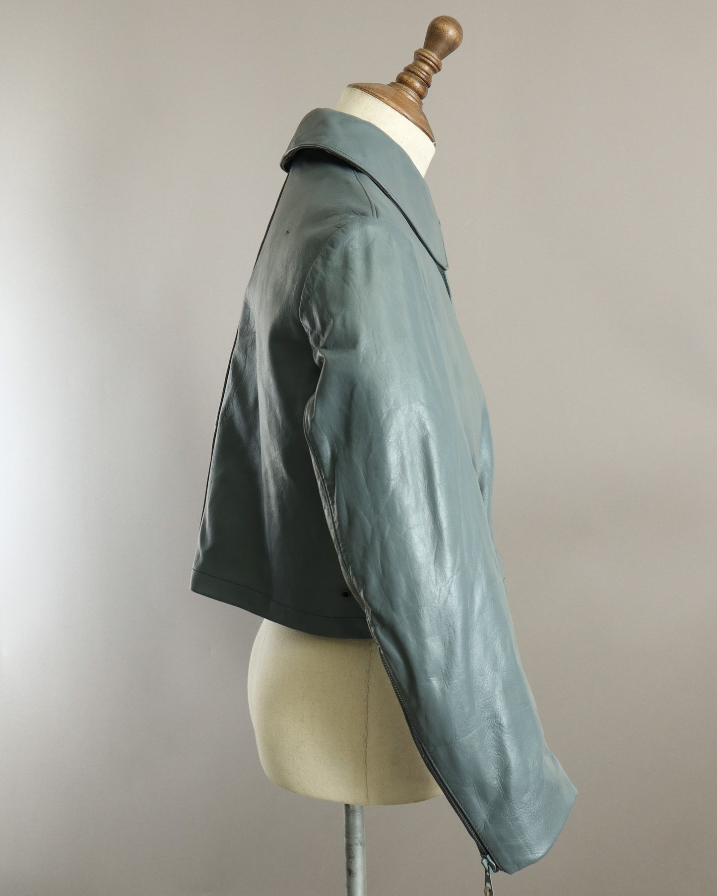 German Bundesmarine Submarine Leather Jacket Small (38-40)