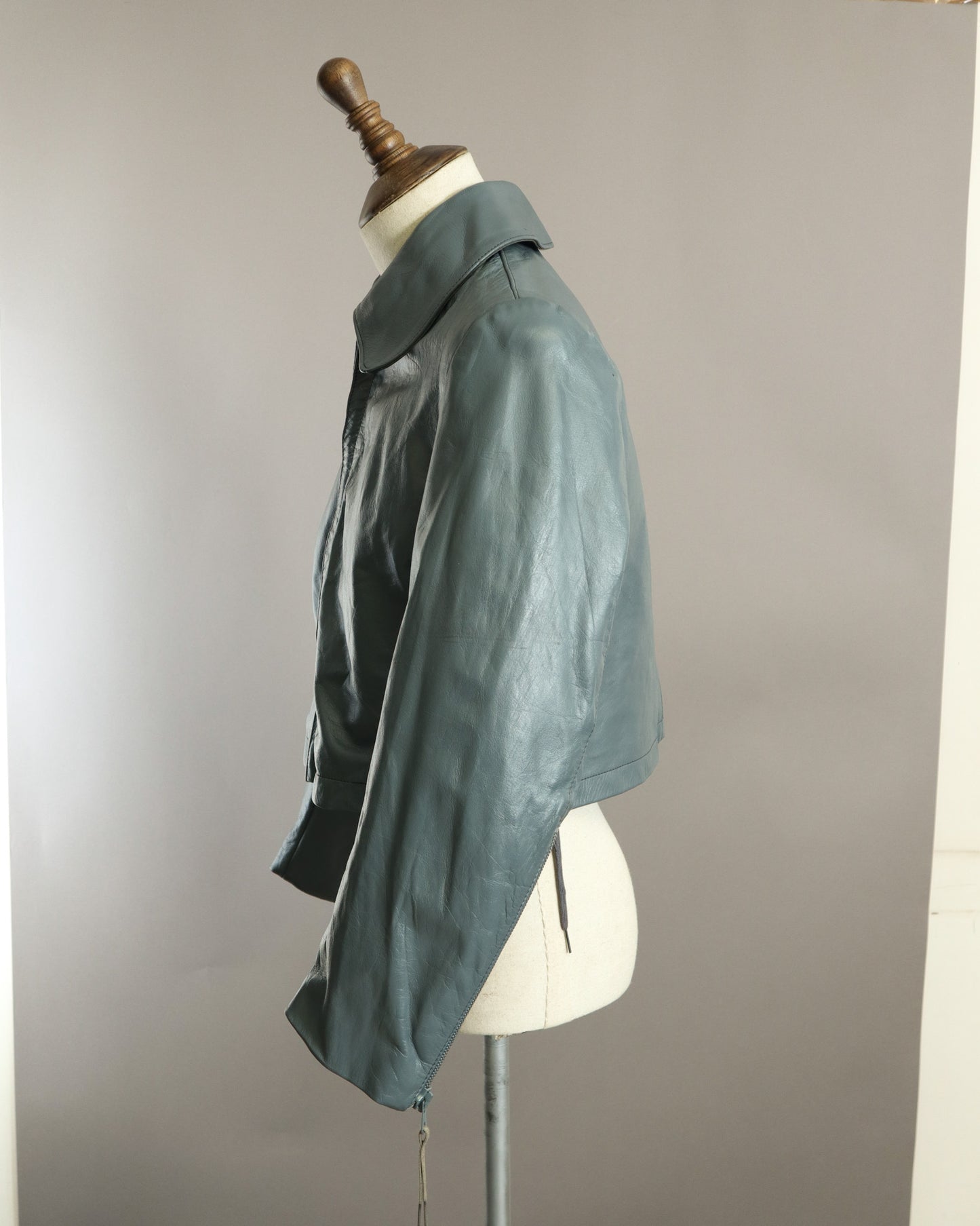 German Bundesmarine Submarine Leather Jacket Small (38-40)