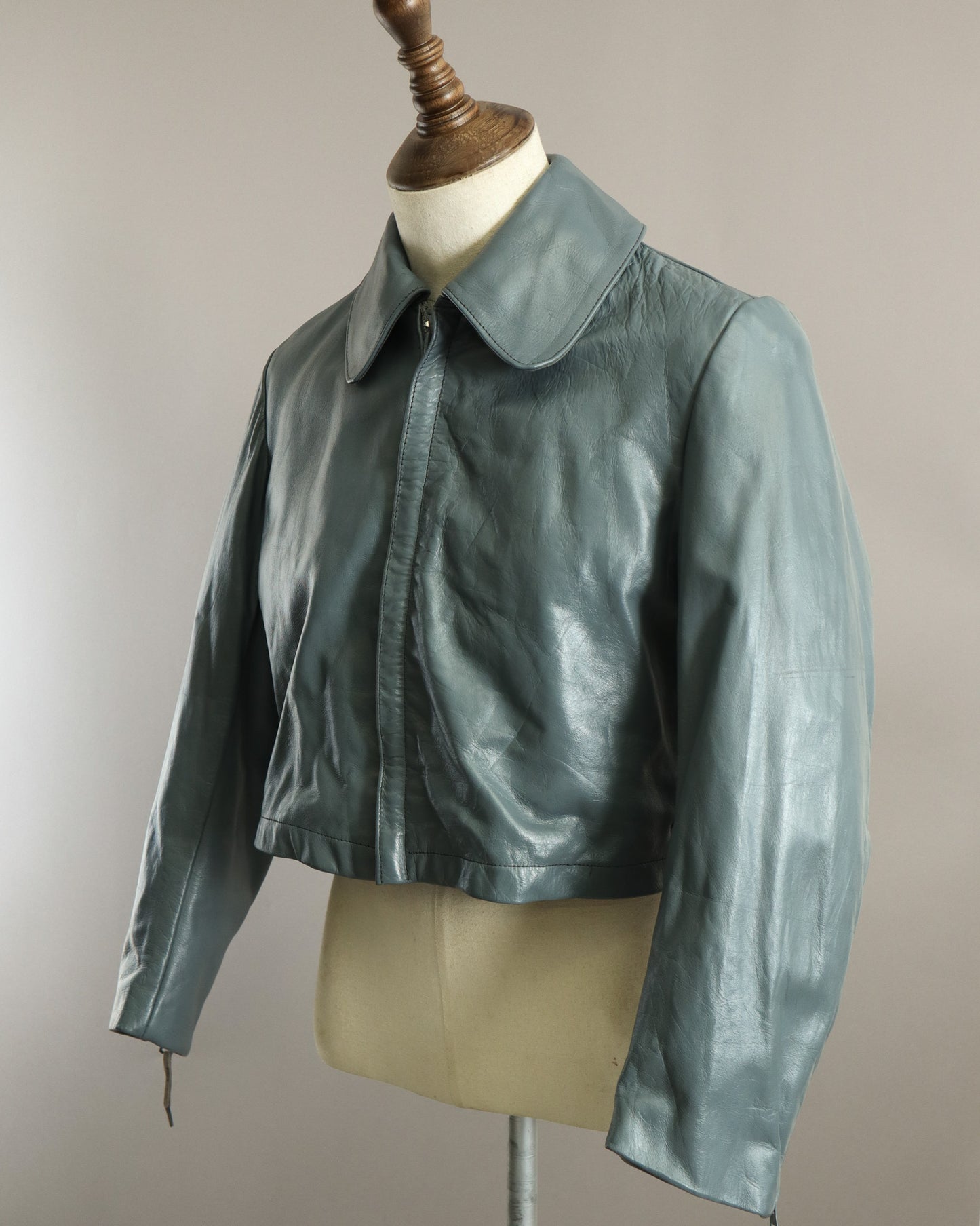 German Bundesmarine Submarine Leather Jacket Small (38-40)