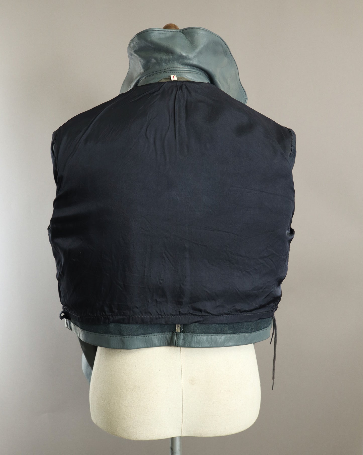 German Bundesmarine Submarine Leather Jacket Small (38-40)