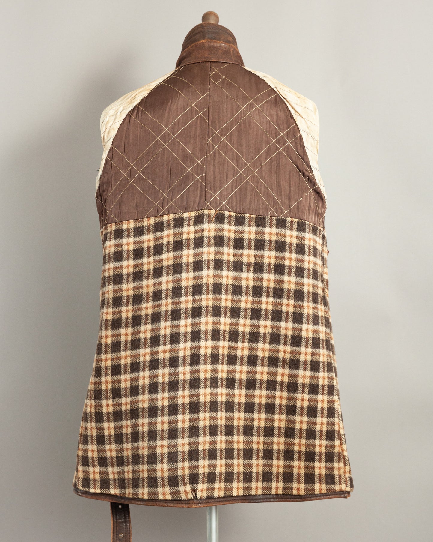 1930s French Horsehide Leather Trench Coat Medium (42)