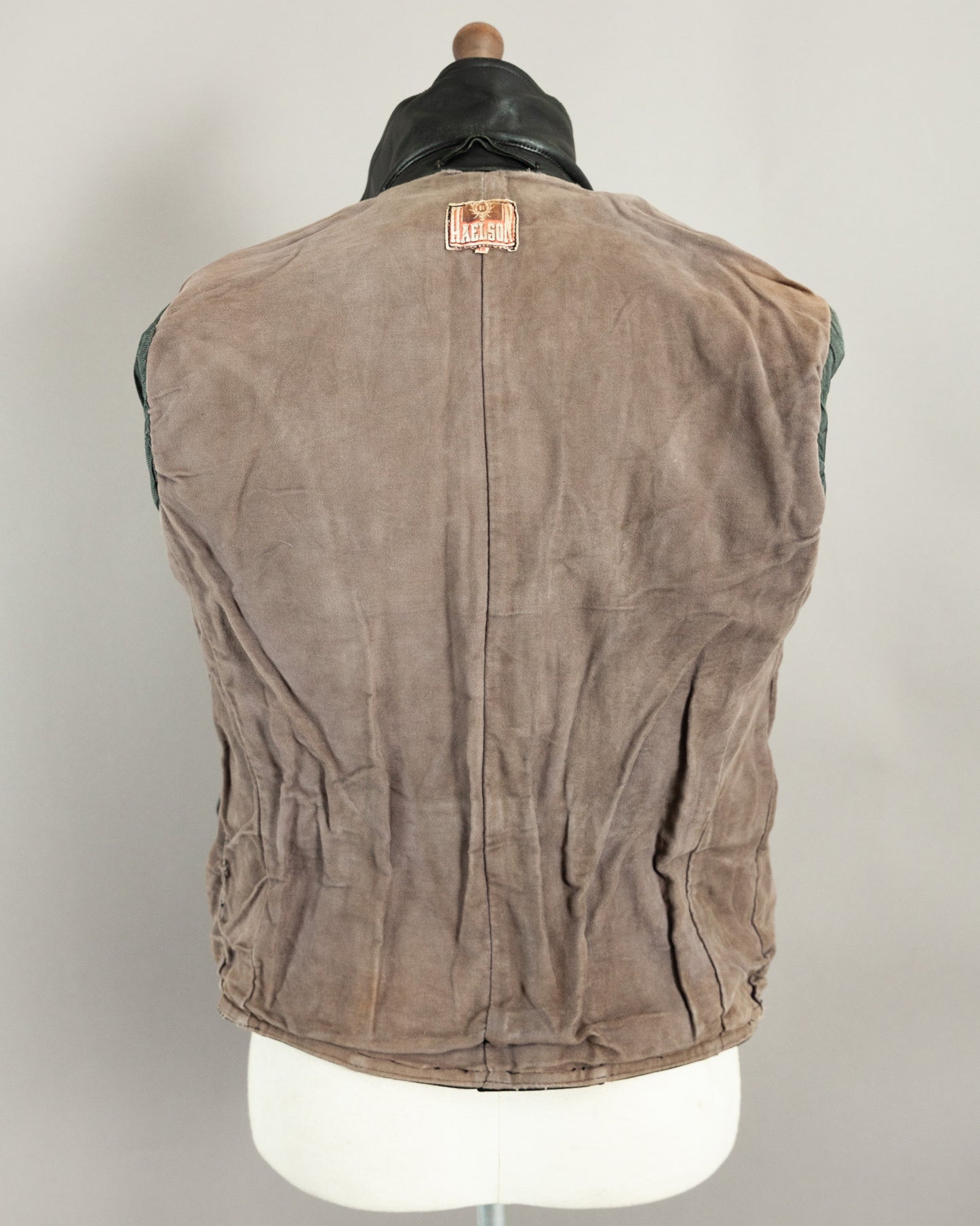 1950s German Haelson Leather Motorcycle Jacket XS (36)