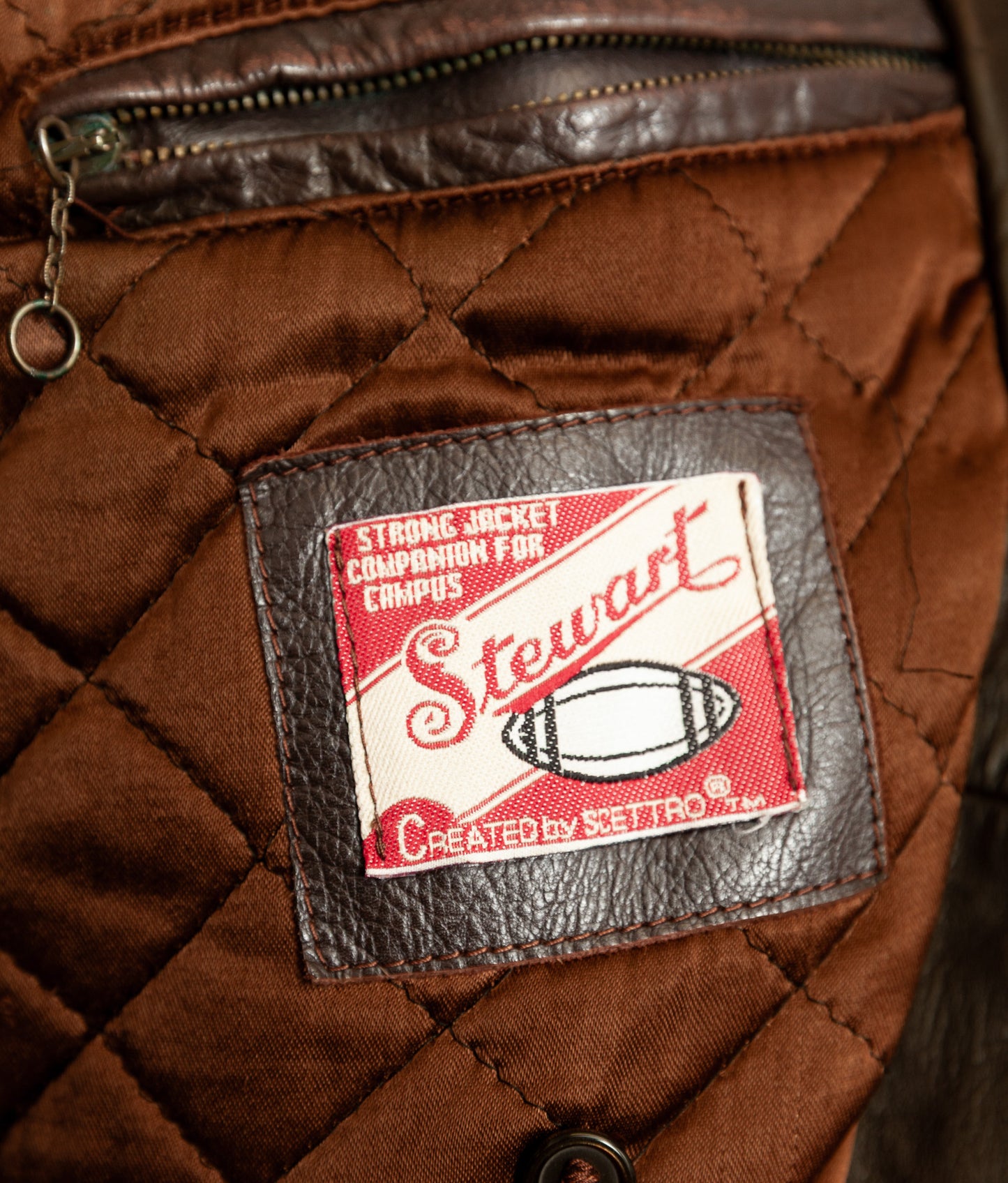 Vintage Stewart Leather Rider Jacket – Windward Style, Scettro Italy