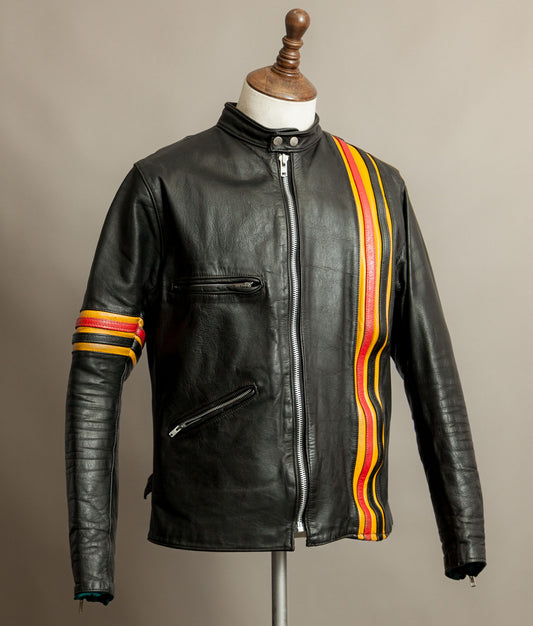 Vintage 1970s TT “Easy Rider” Café Racer Leather Jacket
