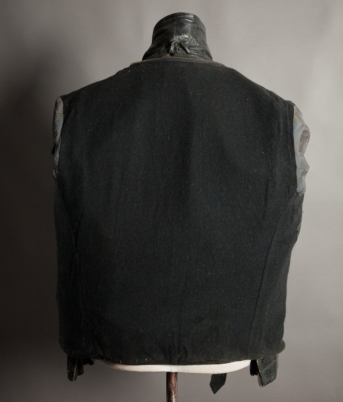 Vintage 1950s Rivetts Highwayman Horsehide Cross-Zip Motorcycle Jacket