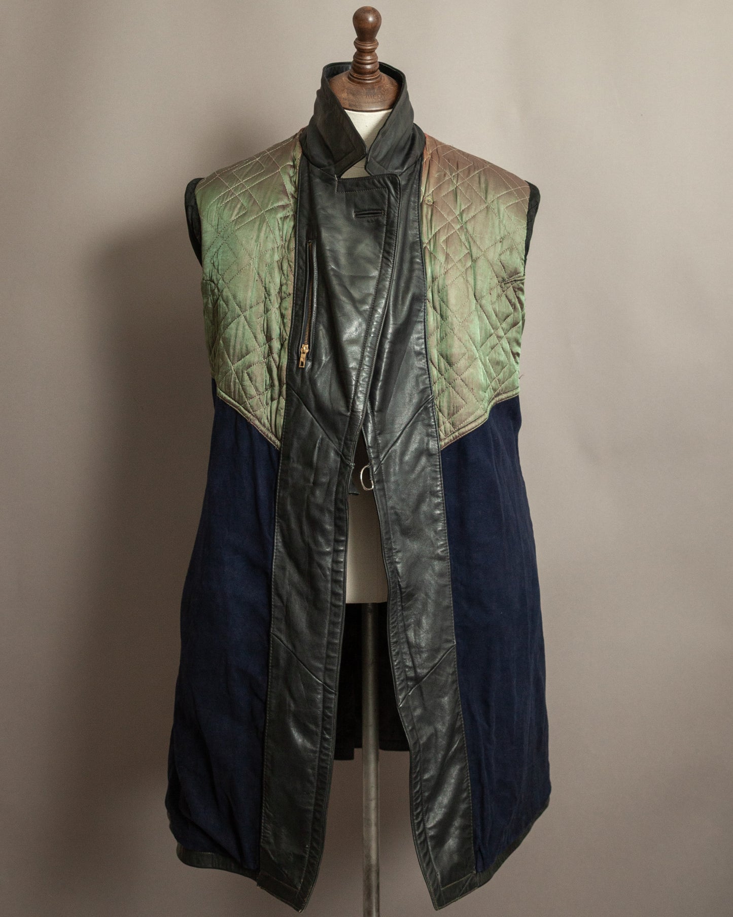 Vintage 1930s German Leather Trench Coat Medium (42)