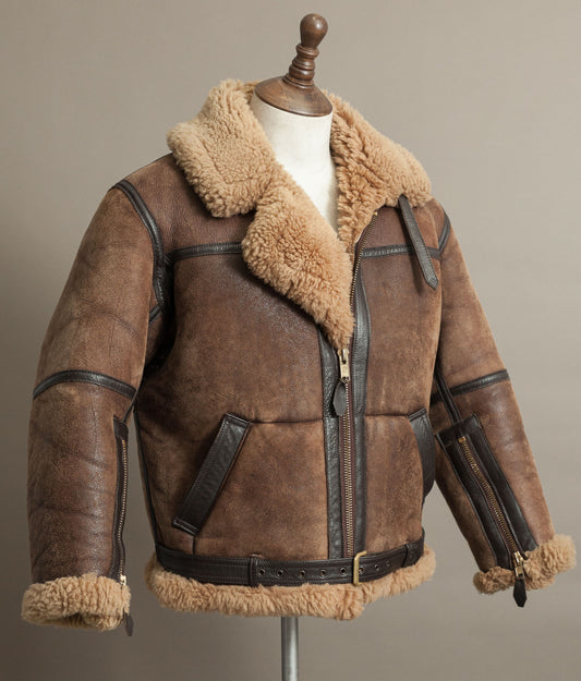 Vintage Irvin Sheepskin Flight Jacket Aviation Leathercraft