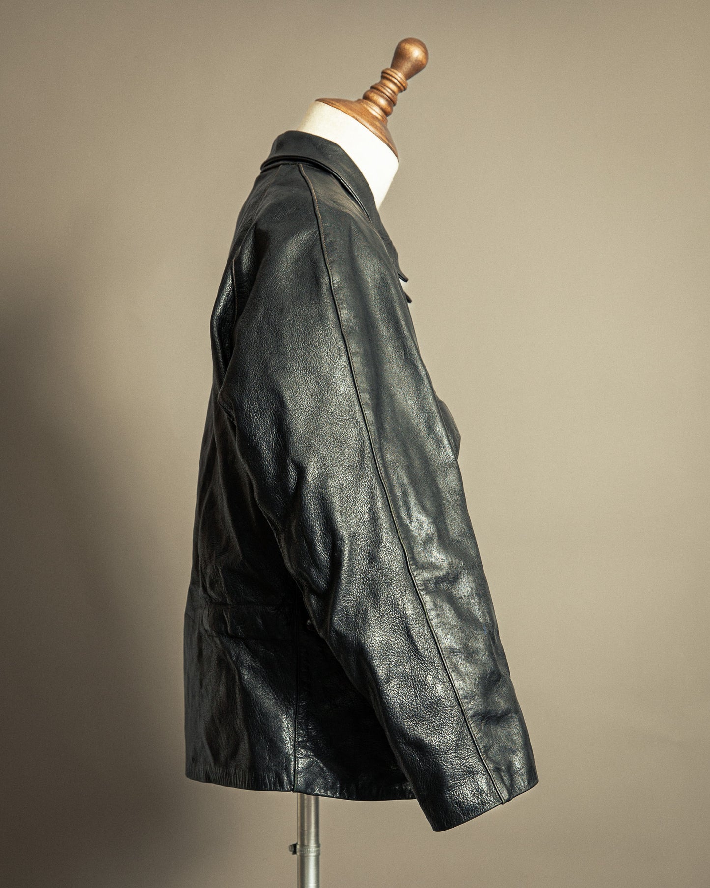 1950s French Army Goatskin Tank Jacket – XL (46)