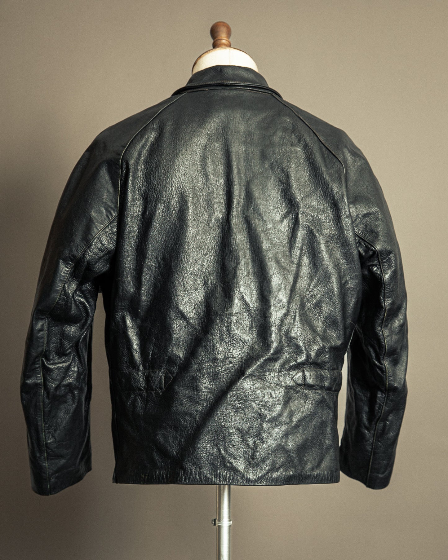 1950s French Army Goatskin Tank Jacket – XL (46)