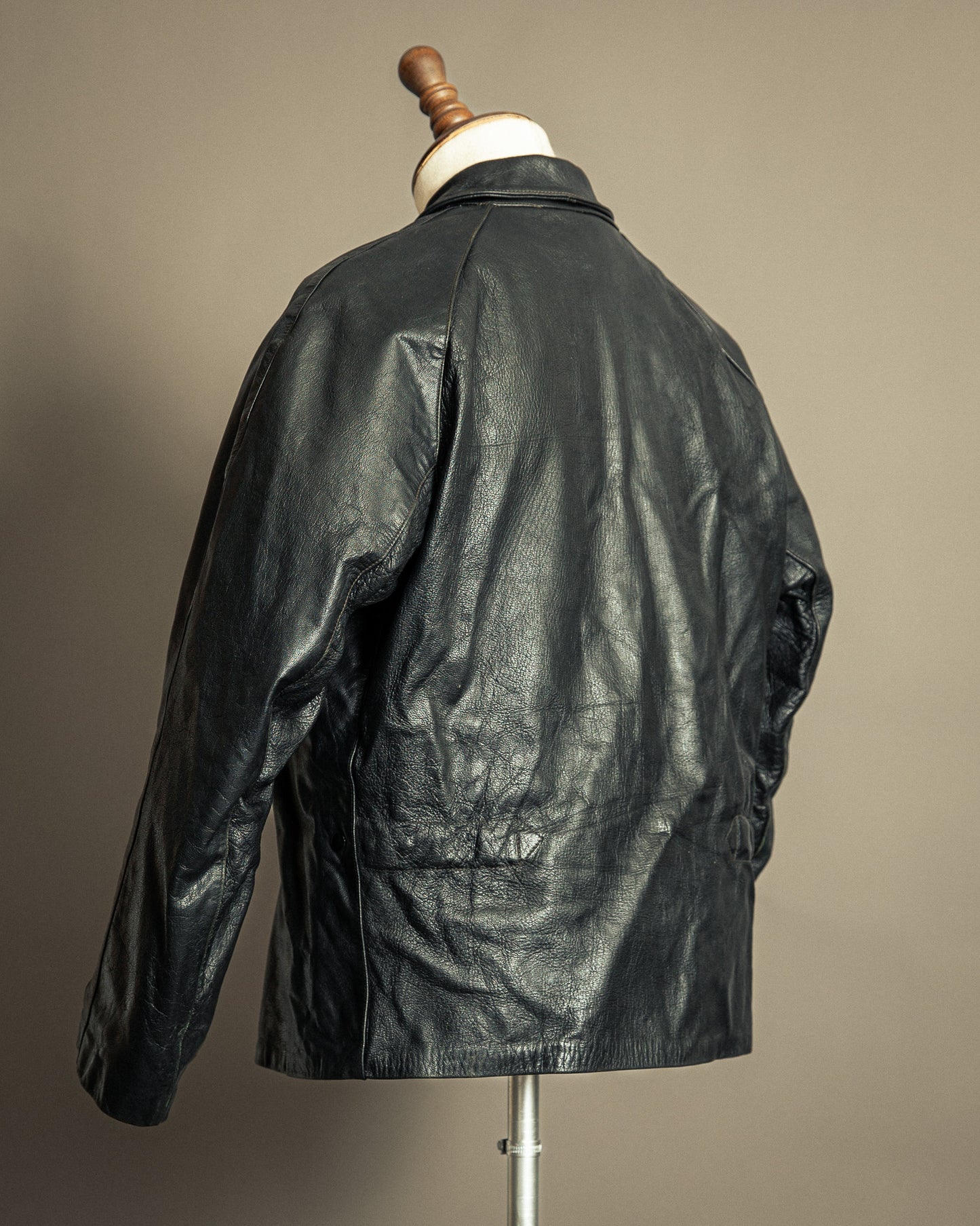 1950s French Army Goatskin Tank Jacket – XL (46)
