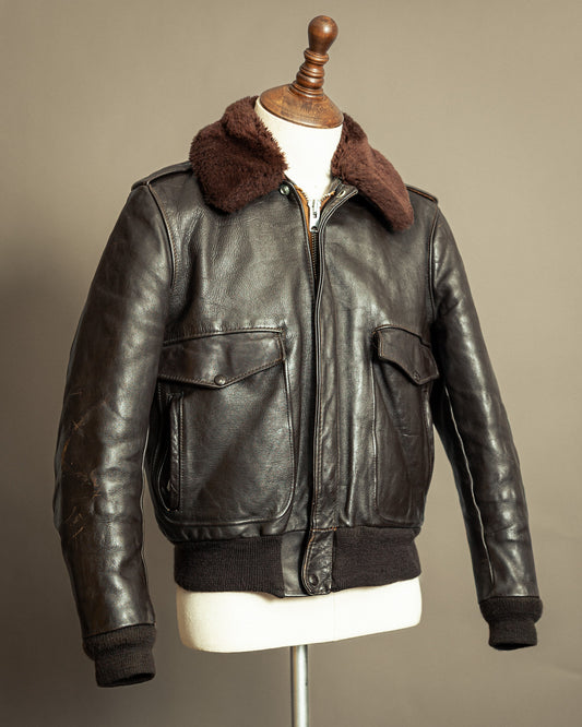 Vintage Schott 674SM Leather Flight Jacket Small (40)