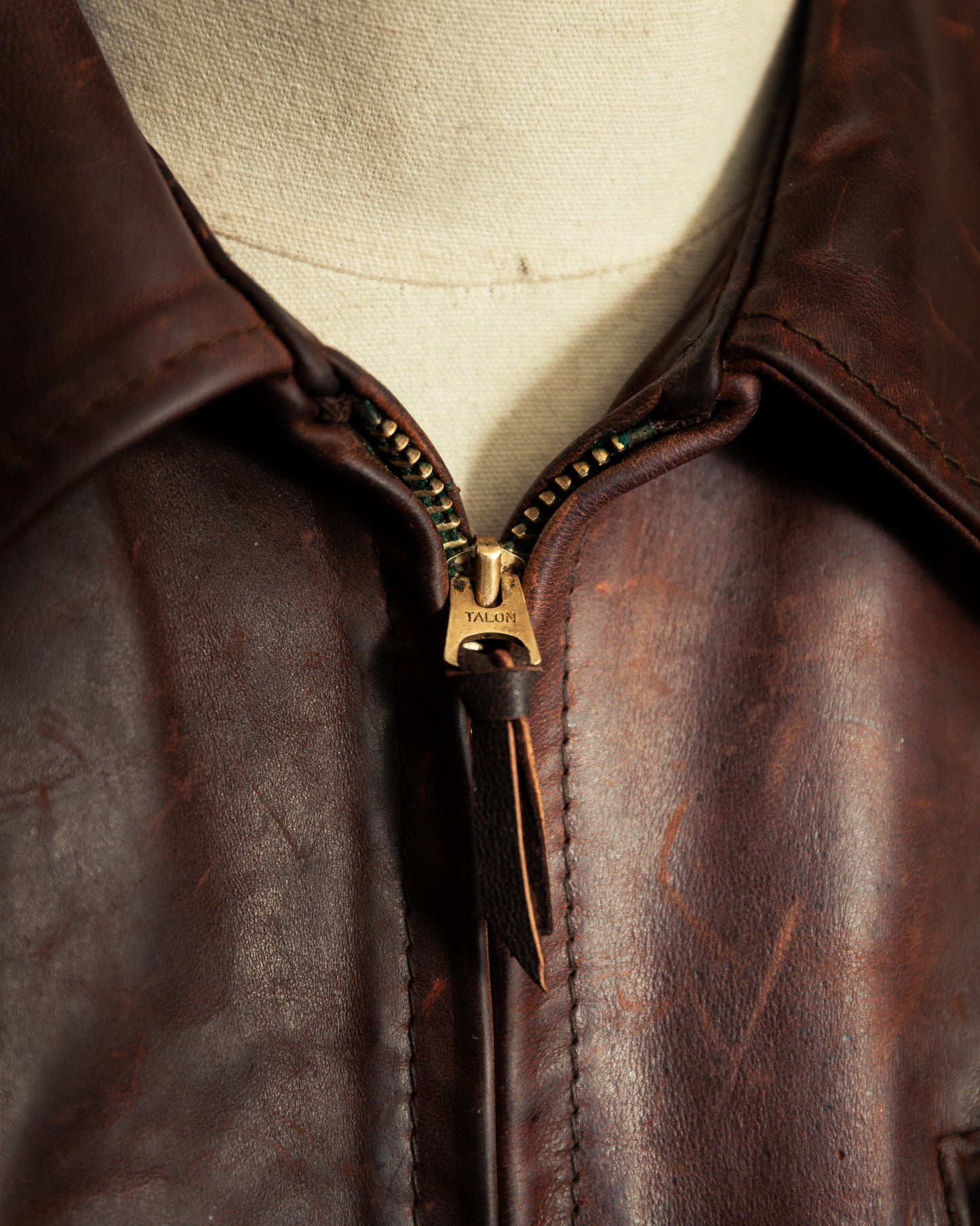 Vintage Aero Leather Montgomery Horsehide Jacket - L/XL (44)