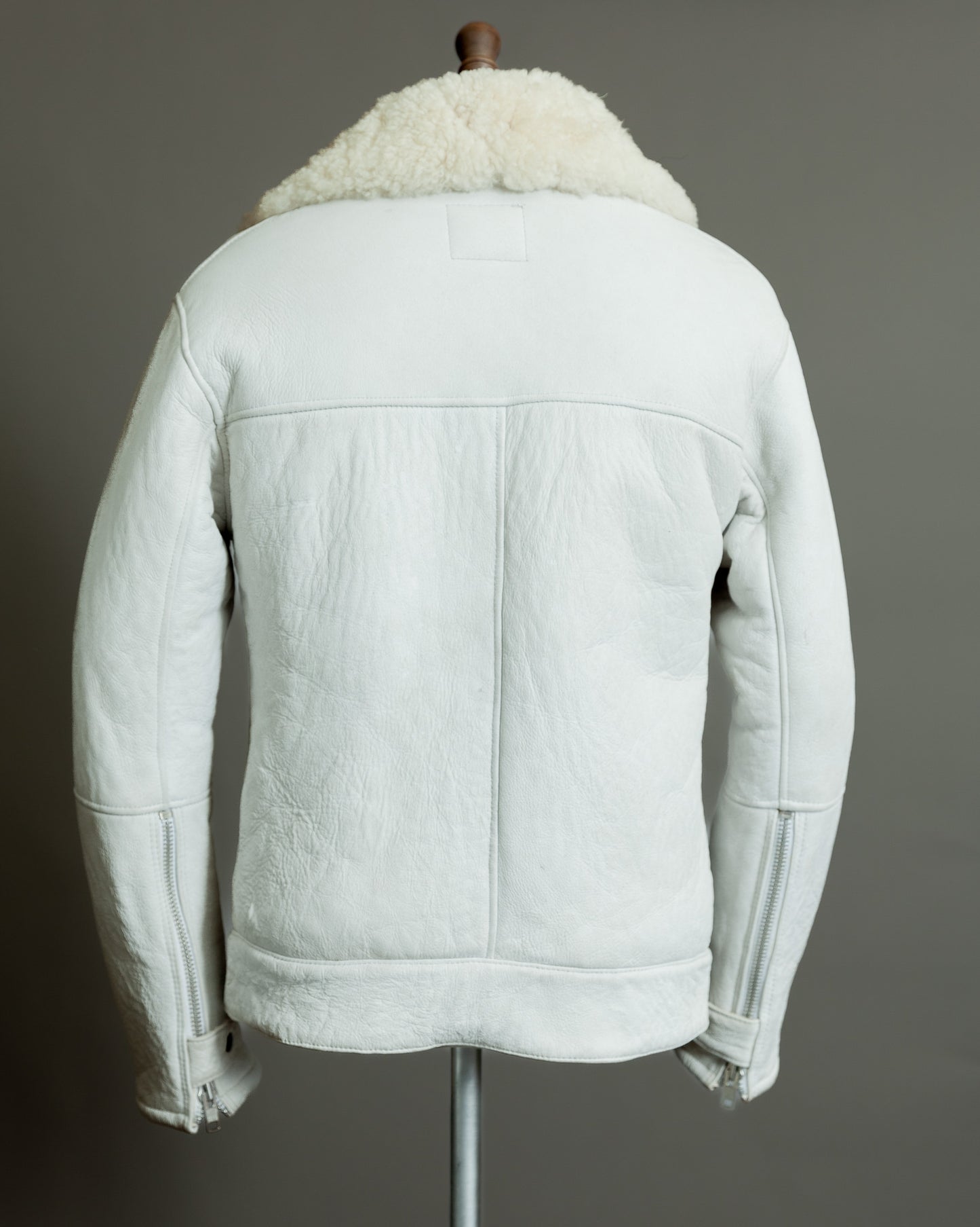 German Luftwaffe Stuka Mocca Sheepskin Flight Jacket – Size XS (36)