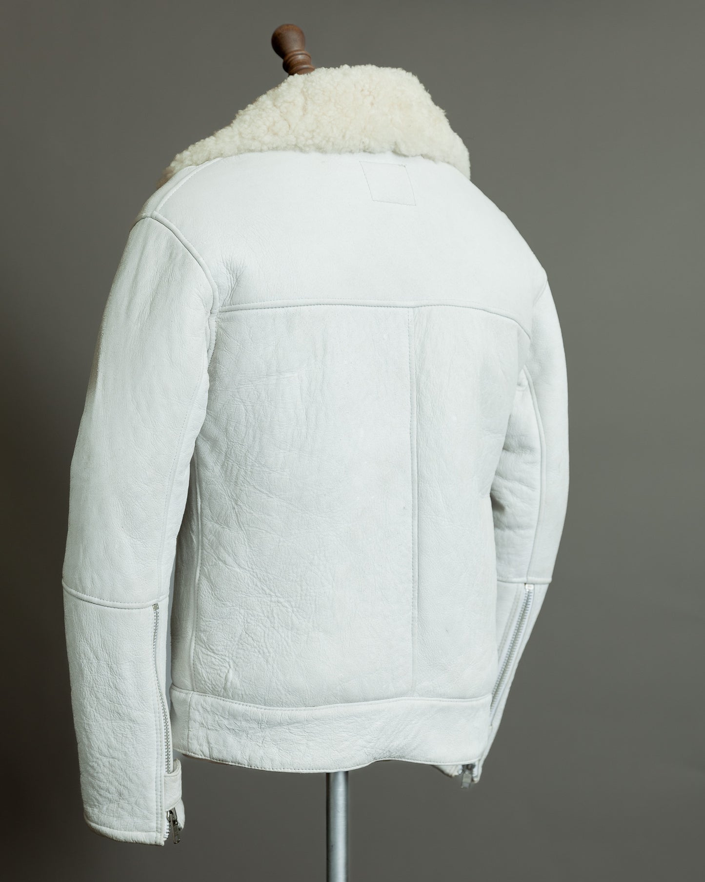 German Luftwaffe Stuka Mocca Sheepskin Flight Jacket – Size XS (36)