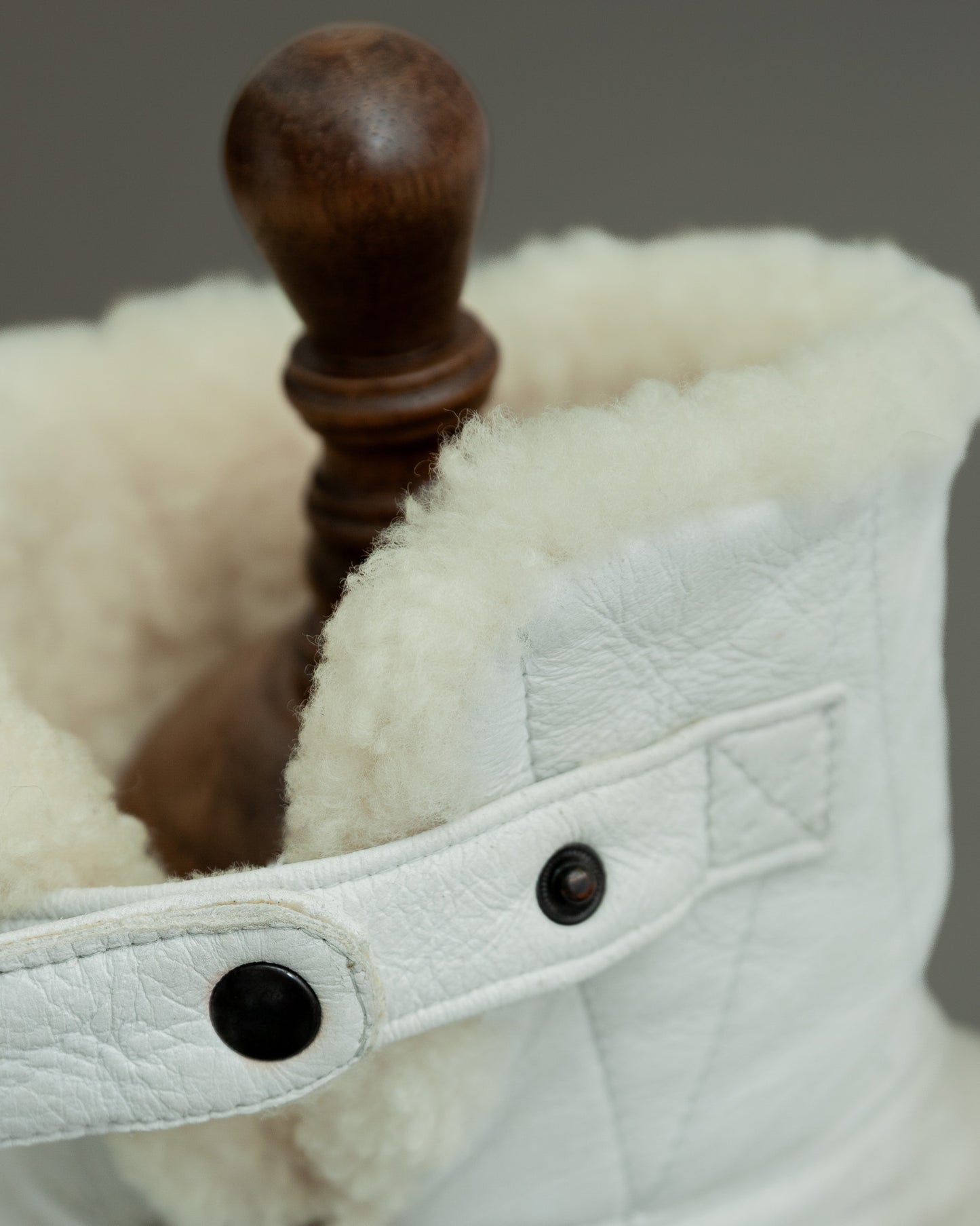 German Luftwaffe Stuka Mocca Sheepskin Flight Jacket – Size XS (36)