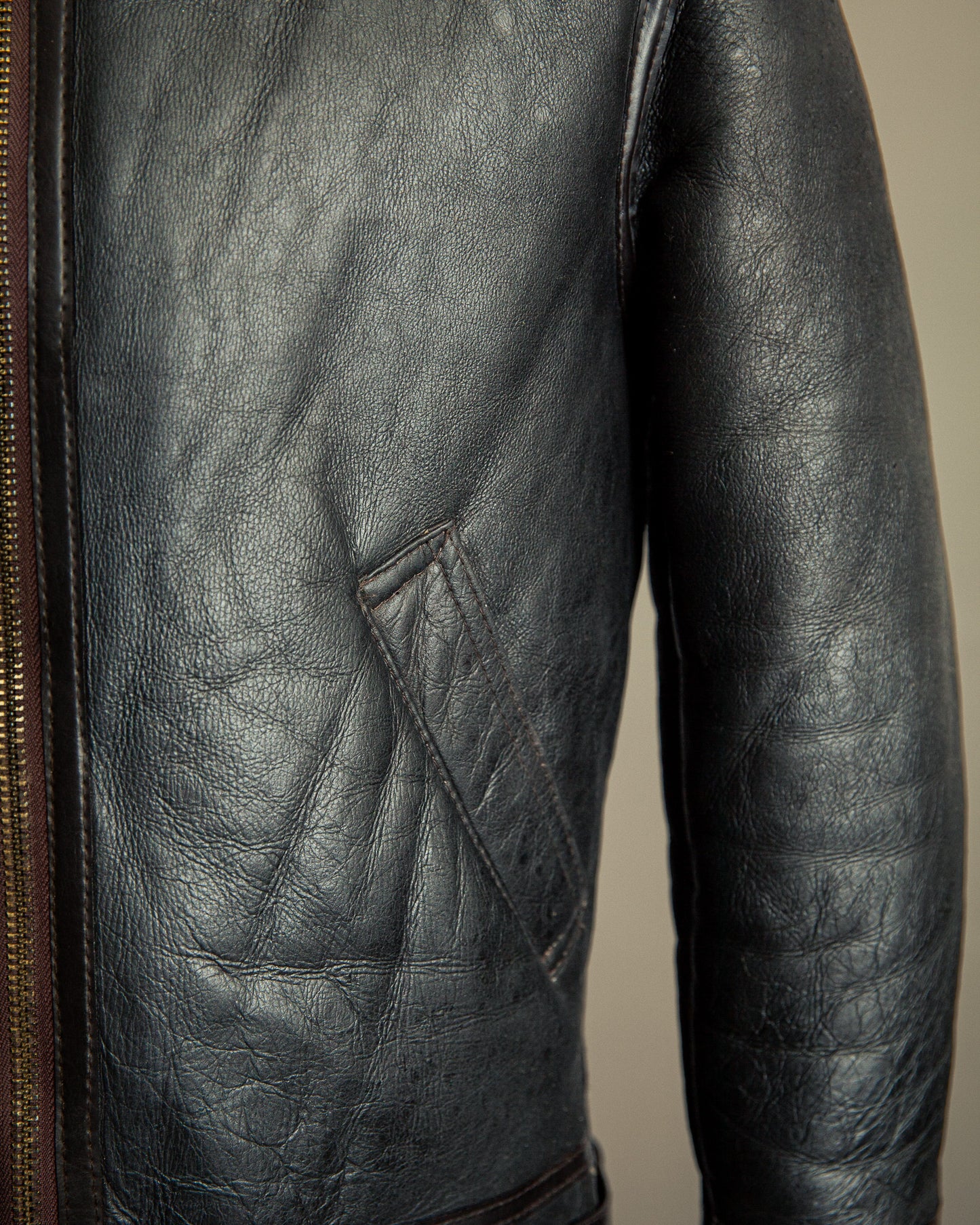Vintage B-3 USAAF Sheepskin Shearling Flying Jacket - Medium (42)