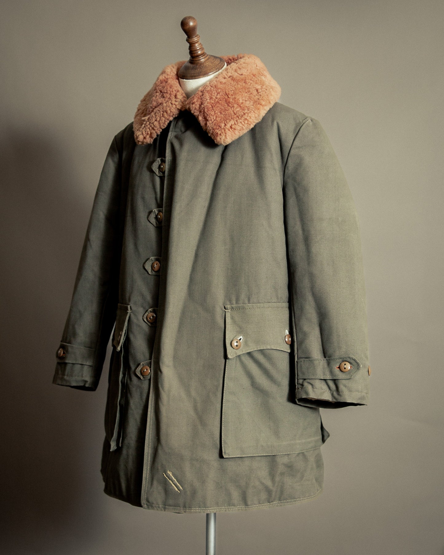 1940s Swedish M1909 Winter Field Jacket by Mats Larsson - Large (42-44)