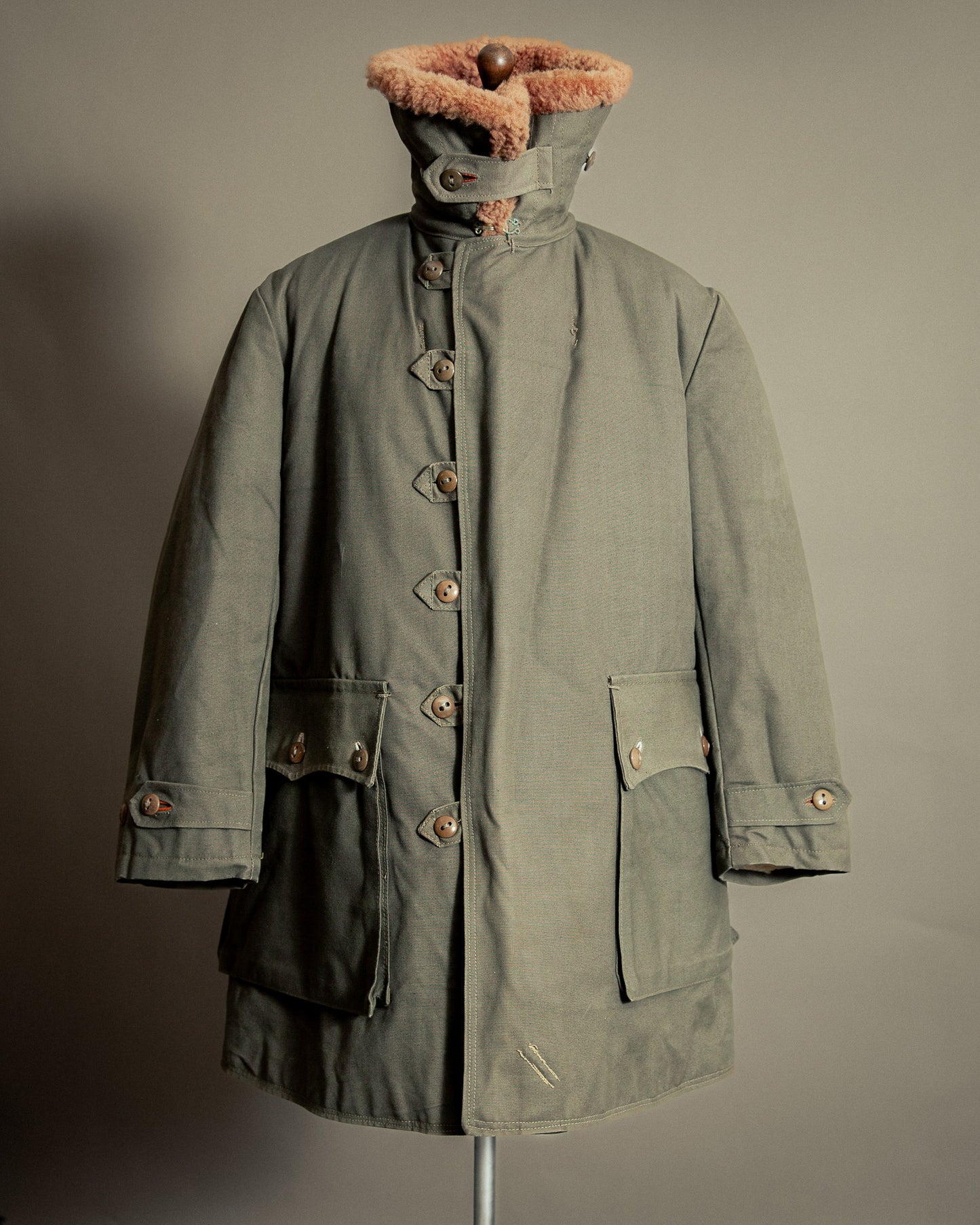 1940s Swedish M1909 Winter Field Jacket by Mats Larsson - Large (42-44)