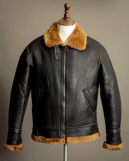 Vintage B-3 Sheepskin Bomber Jacket USAAF - Medium (42)