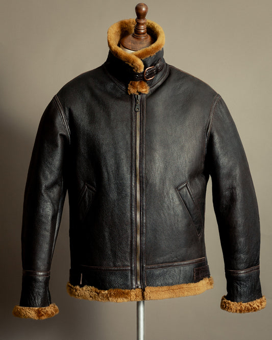 Vintage B-3 Sheepskin Bomber Jacket USAAF - Medium (42)