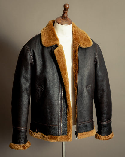 Vintage B-3 Sheepskin Bomber Jacket USAAF - Medium (42)