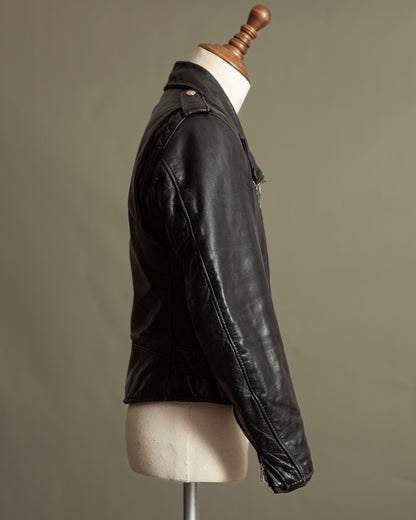Vintage Schott Perfecto 118 Naked Cowhide Leather Biker Jacket - Small (38)