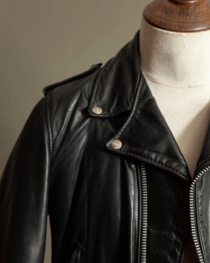 Vintage Schott Perfecto 118 Naked Cowhide Leather Biker Jacket - Small (38)
